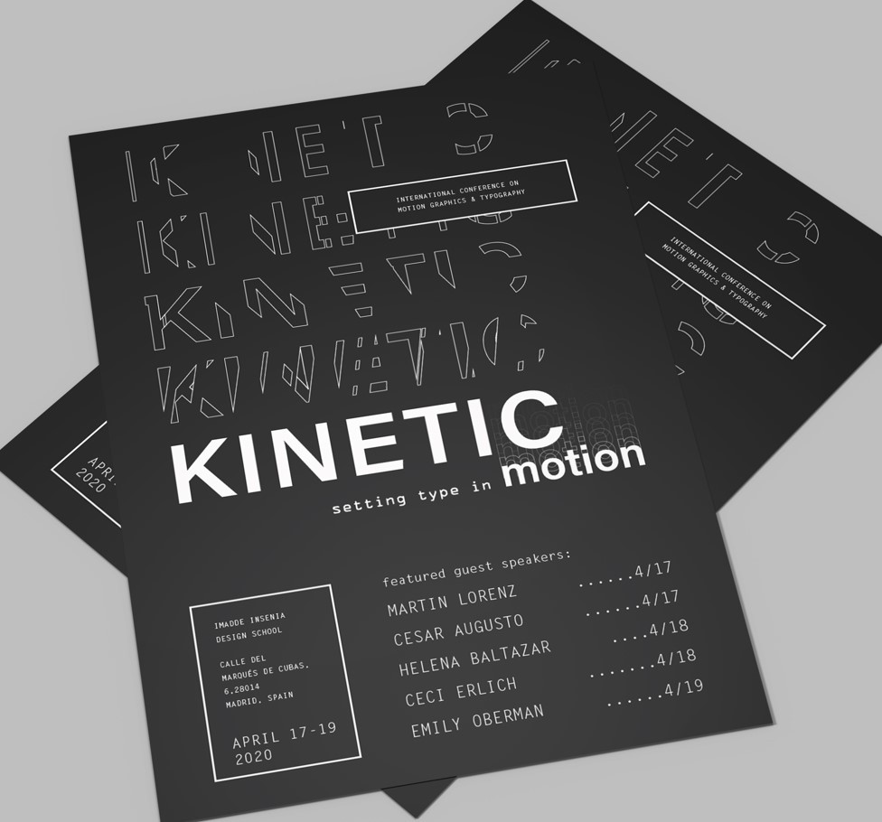 Design conference poster